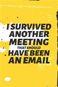 I Survived Another Meeting That Should Have Been An Email