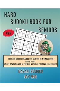 Hard Sudoku Book For Seniors # 25