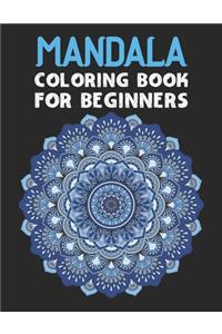 Mandala coloring book for beginners