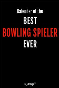 Kalender für Bowling Spieler