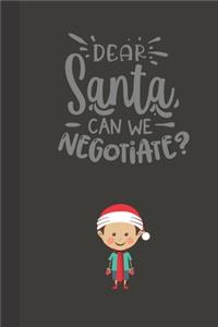 dear santa can we negotiate