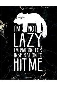 Katzenkönig Lazy Diary