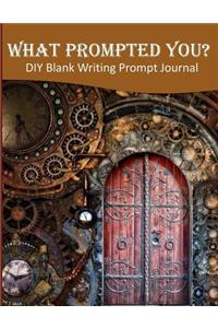What Prompted You? DIY Blank Writing Prompt Journal