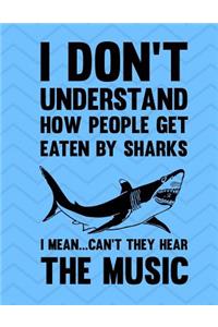 Shark Notebook - 4x4 Quad Ruled