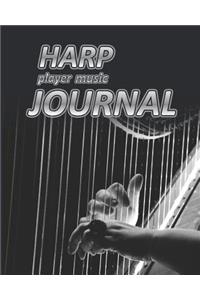 Harp Player Music Journal