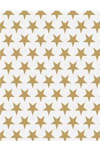 Gold Stars Notebook