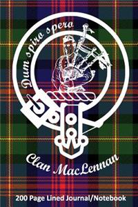 Clan MacLennan 200 Page Lined Journal/Notebook