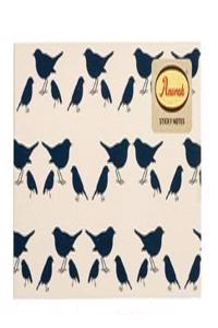 Anorak: Bird Sticky Notes and Jotter Pad
