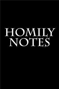 Homily Notes