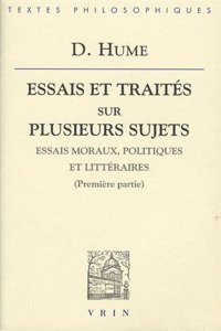 Essais Et Traites Sur Plusieurs Sujets I