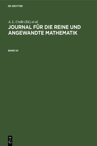 Journal für die reine und angewandte Mathematik Journal für die reine und angewandte Mathematik