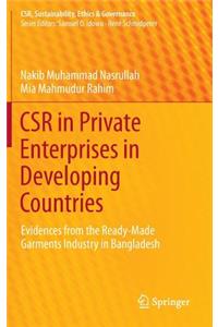 Csr in Private Enterprises in Developing Countries