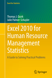 Excel 2010 for Human Resource Management Statistics