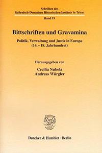 Bittschriften Und Gravamina