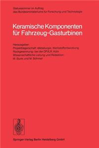 Keramische Komponenten Für Fahrzeug-Gasturbinen