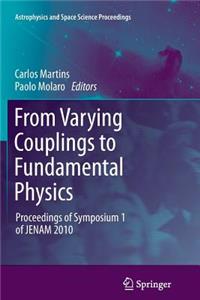 From Varying Couplings to Fundamental Physics