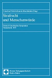 Strafrecht Und Menschenwurde