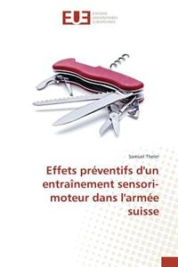 Effets Préventifs d'Un Entraînement Sensori-Moteur Dans l'Armée Suisse