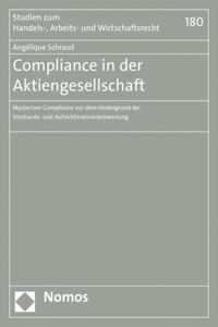 Compliance in Der Aktiengesellschaft