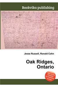 Oak Ridges, Ontario