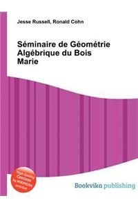 Seminaire de Geometrie Algebrique Du Bois Marie