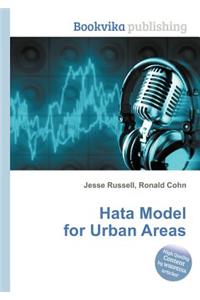 Hata Model for Urban Areas