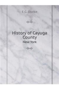 History of Cayuga County New York