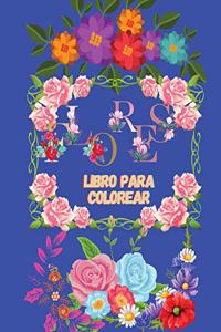 FLORES Libro para colorear
