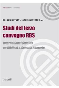 Studi del Terzo Convegno RBS