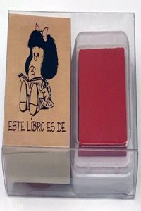 Sello exlibris Mafalda (nueva edicion)