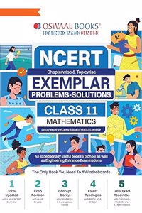 Oswaal NCERT Exemplar (Problems - solutions) Class 11 Mathematics Book For 2024 Exam