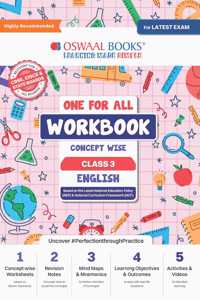 Oswaal One For All Workbook Concept Wise Class-3 English (For Latest Exam)