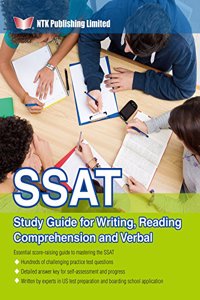 SSAT Study Guide for Writing, Reading Comprehension, and Verbal
