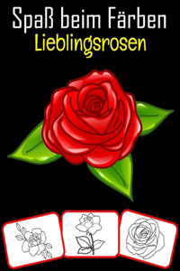 Spaß beim Färben Lieblingsrosen