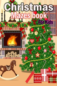 Christmas Mazes book for kids