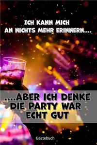 Gästebuch Partybuch Geburtstagsbuch für Erwachsene zum Ausfüllen lustige Fragen für betrunkene Gäste. Auch als Geschenk.
