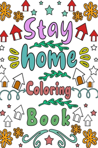 Stay home coloring book