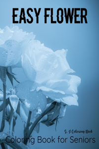 Easy Flower Coloring Book
