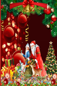 Christmas Coloring Book For Adult (Volume-1)