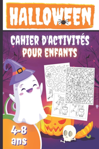 Halloween Cahier d'Activités pour Enfants 4-8 ans