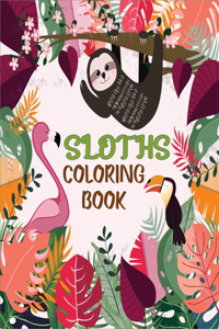 Sloths Coloring Book