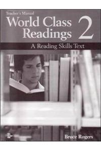 World Class Readings Level 2 Teacher's Manual with Answer Key