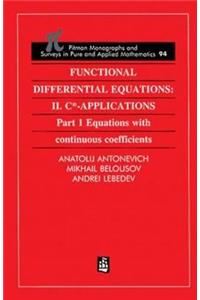 Functional Differential Equations