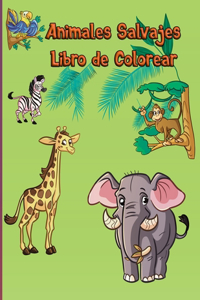 Animales Salvajes Libro de Colorear
