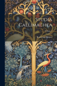 Studia Callimachea; Volume 1