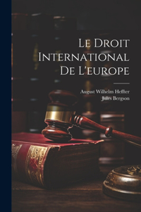 Droit International De L'europe