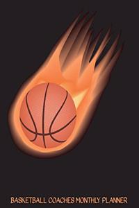 Basketball Coaches Monthly Planner
