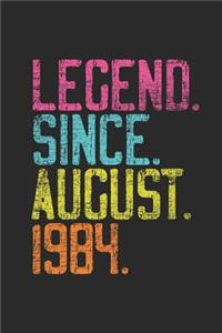 Legend Since August 1984