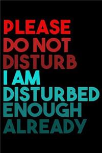 Please Do Not Disturb I Am Distrubed Enough Already