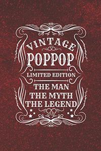 Vintage Poppop Limited Edition The Man The Myth The Legend